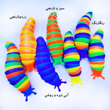 بازی کرم حلزون خارجی جعبه دار 4 رنگ متنوع