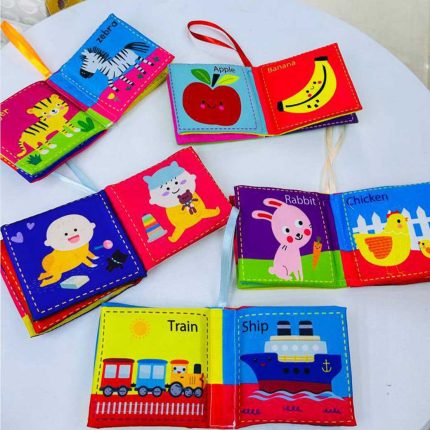 کتاب پارچه ای صدادار و ضد حساسیت(5 طرح)