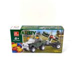 لگو خودروی مینی راکت‌انداز 104 قطعه | Army mini rocket launcher vehicle